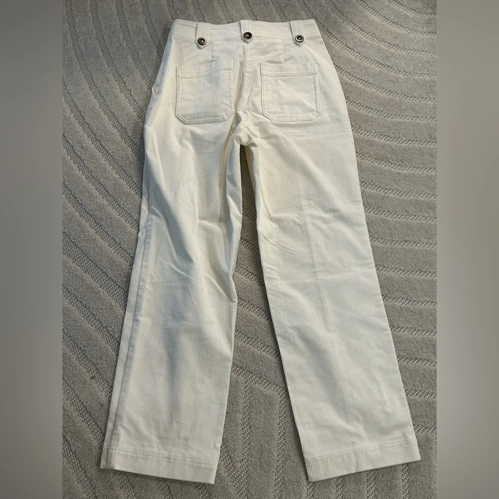 NWT Boden Pimlico Cord Pants in Ivory - Size 2 - Picture 4 of 11